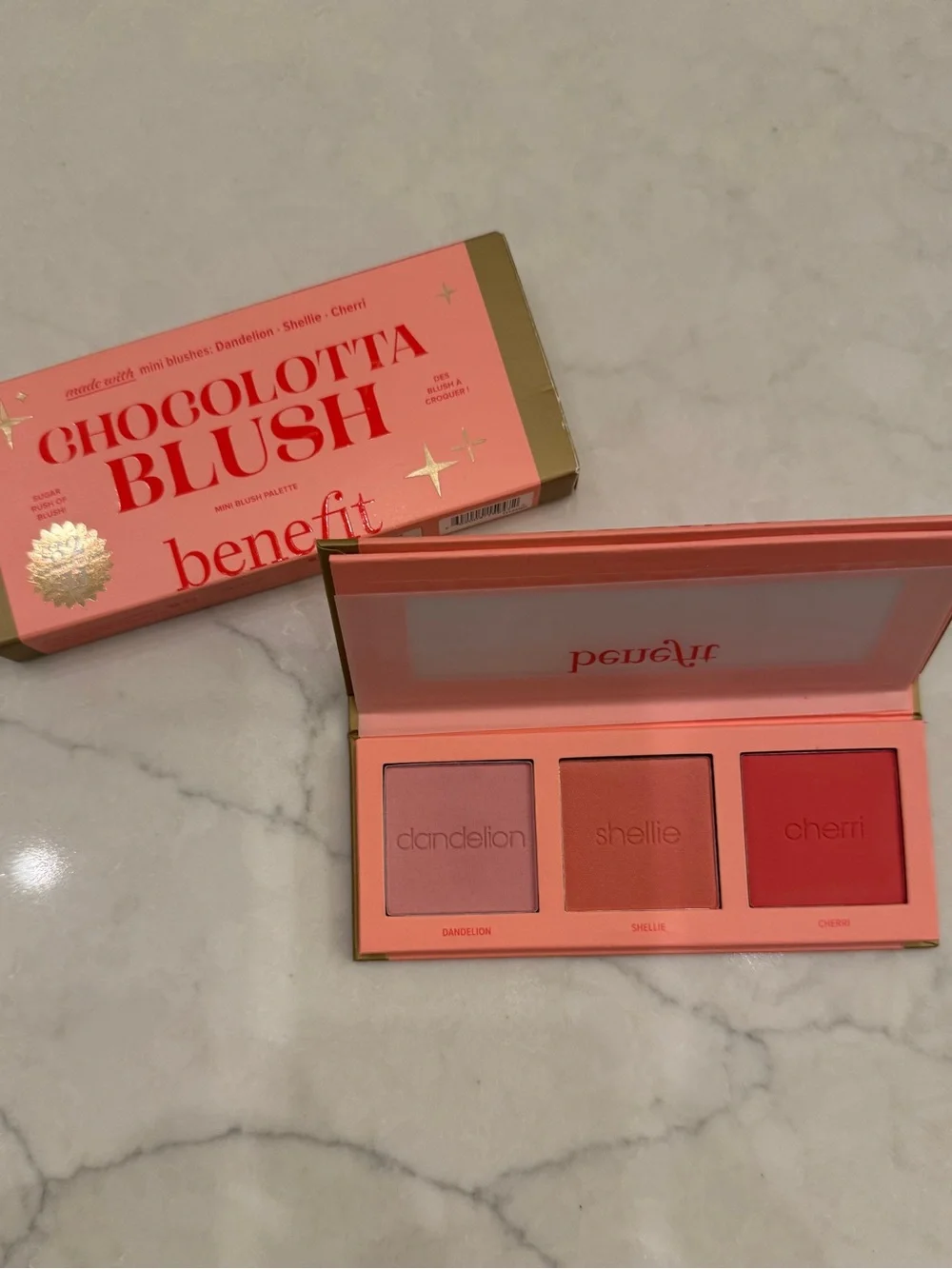 BENEFIT COSMETICS LIMITED EDITION CHOCOLOTTA BLUSH SET
